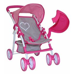 Carucior pentru papusa Milly Mally Kate Prestige (Pink/Gray) Thumb