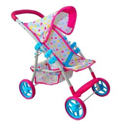 Коляска для куклы Milly Mally Natalie Candy (Pink/White) Thumb