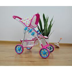 Коляска для куклы Milly Mally Natalie Candy (Pink/White) Thumb