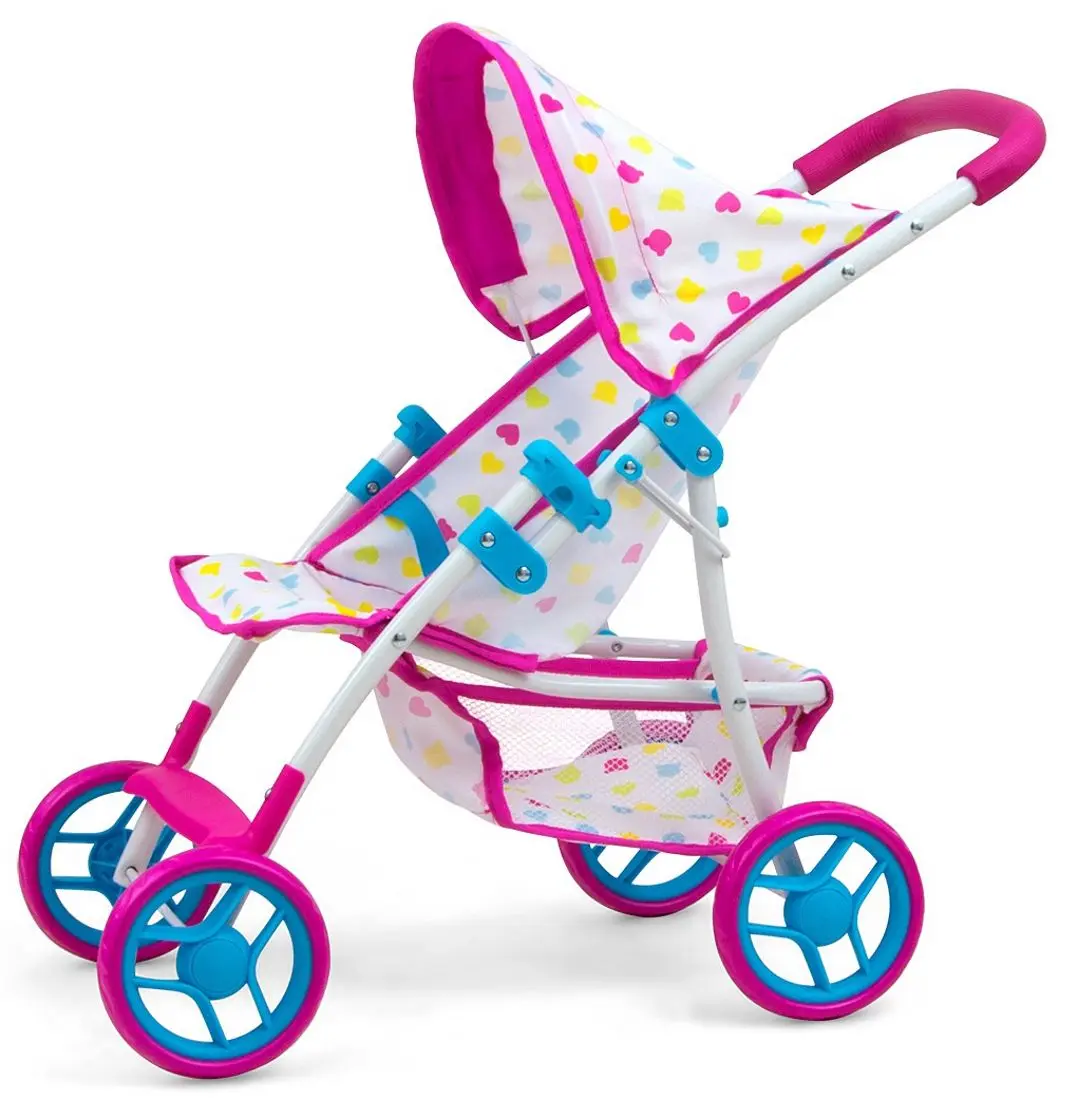 Коляска для куклы Milly Mally Natalie Candy (Pink/White)