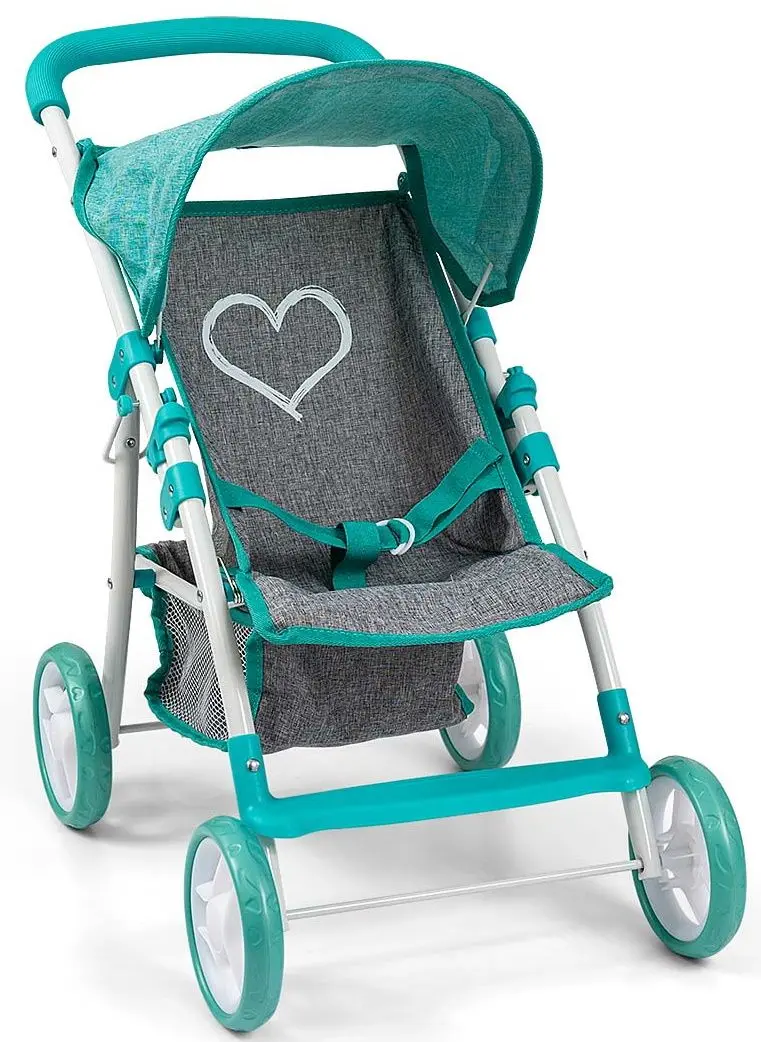 Carucior pentru papusa Milly Mally Natalie (Prestige Mint/Grey)