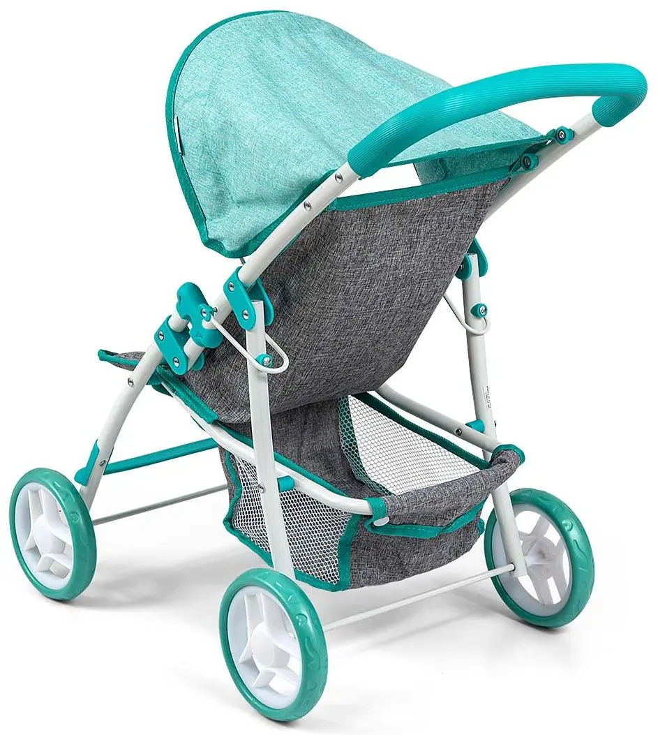 Carucior pentru papusa Milly Mally Natalie (Prestige Mint/Grey)