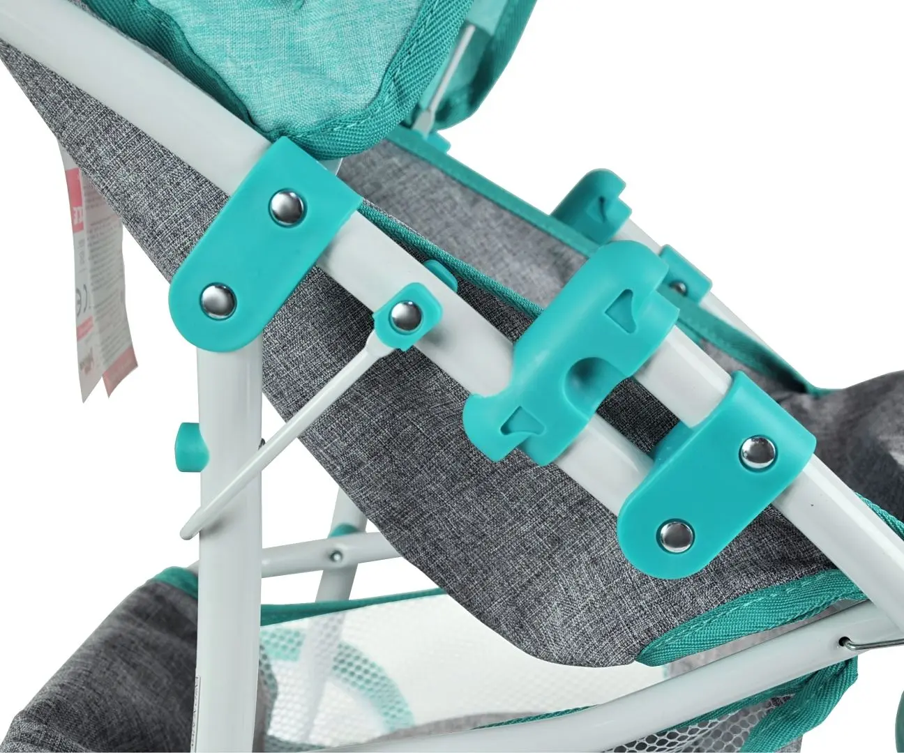 Carucior pentru papusa Milly Mally Natalie (Prestige Mint/Grey)