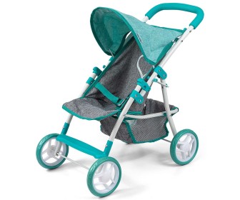 Carucior pentru papusa Milly Mally Natalie (Prestige Mint/Grey)