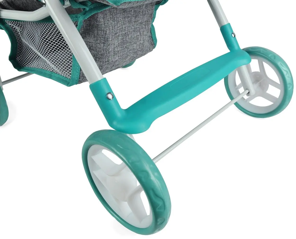 Carucior pentru papusa Milly Mally Natalie (Prestige Mint/Grey)