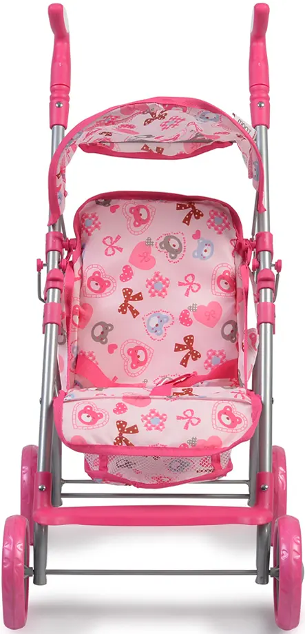 Carucior pentru papusa Moni Flower Garden (Pink) - 2