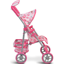 Carucior pentru papusa Moni Flower Garden (Pink) Thumb