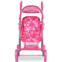 Carucior pentru papusa Moni Stars (Pink) Thumb
