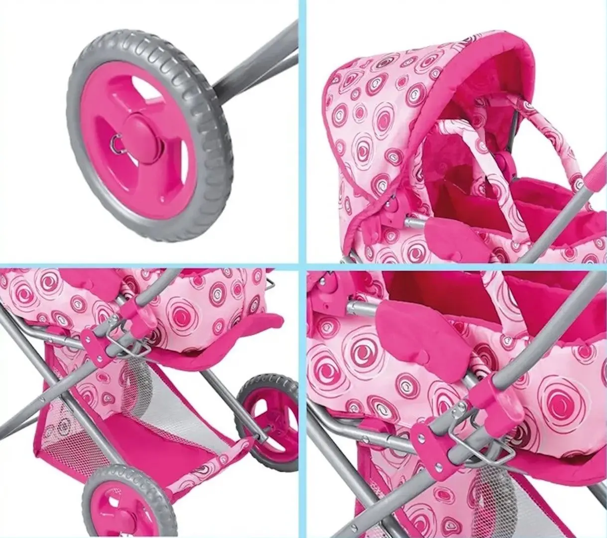 Коляска для кукол Procart 159195 (Pink) - 3