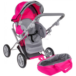 Коляска для куклы 2в1 Ramiz ZDZ.FL8166-1 (Pink)