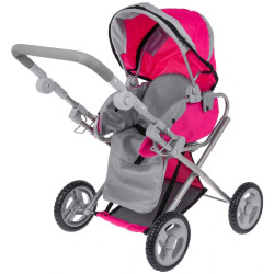Коляска для куклы 2в1 Ramiz ZDZ.FL8166-1 (Pink) Thumb