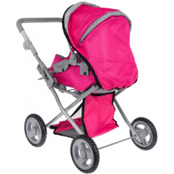 Коляска для куклы 2в1 Ramiz ZDZ.FL8166-1 (Pink) Thumb