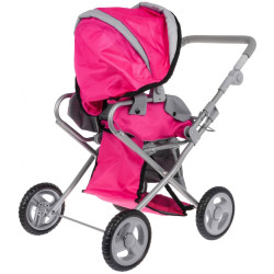Коляска для куклы 2в1 Ramiz ZDZ.FL8166-1 (Pink) Thumb