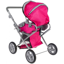 Коляска для куклы 2в1 Ramiz ZDZ.FL8166-1 (Pink) Thumb