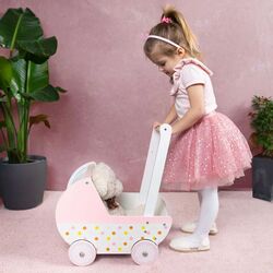 Коляска для куклы Ricokids RK-813 (White/Grey) Thumb