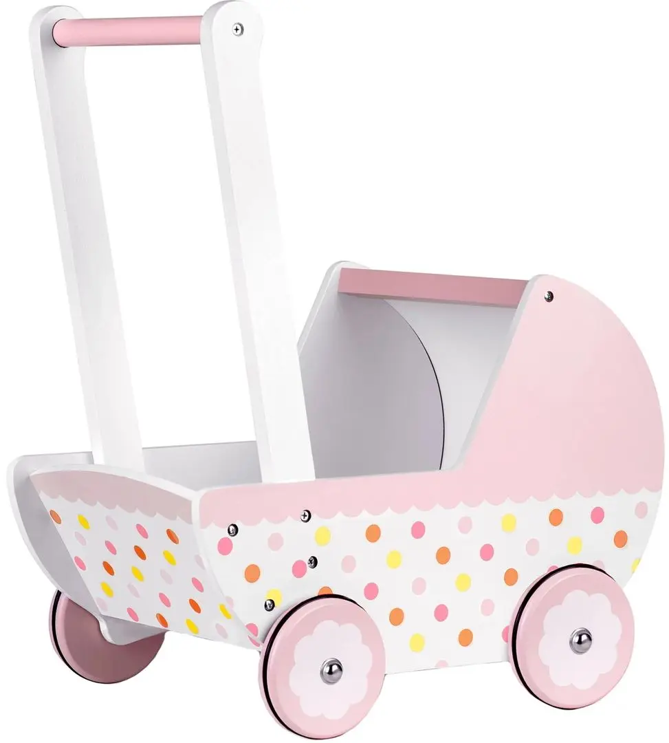 Коляска для куклы Ricokids RK-813 (White/Grey)