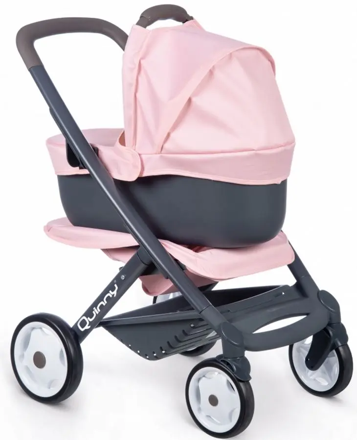 Carucior pentru papusa 3in1 Smoby Maxi Cosi Quinny 253117 (Pink/Grey) - 5