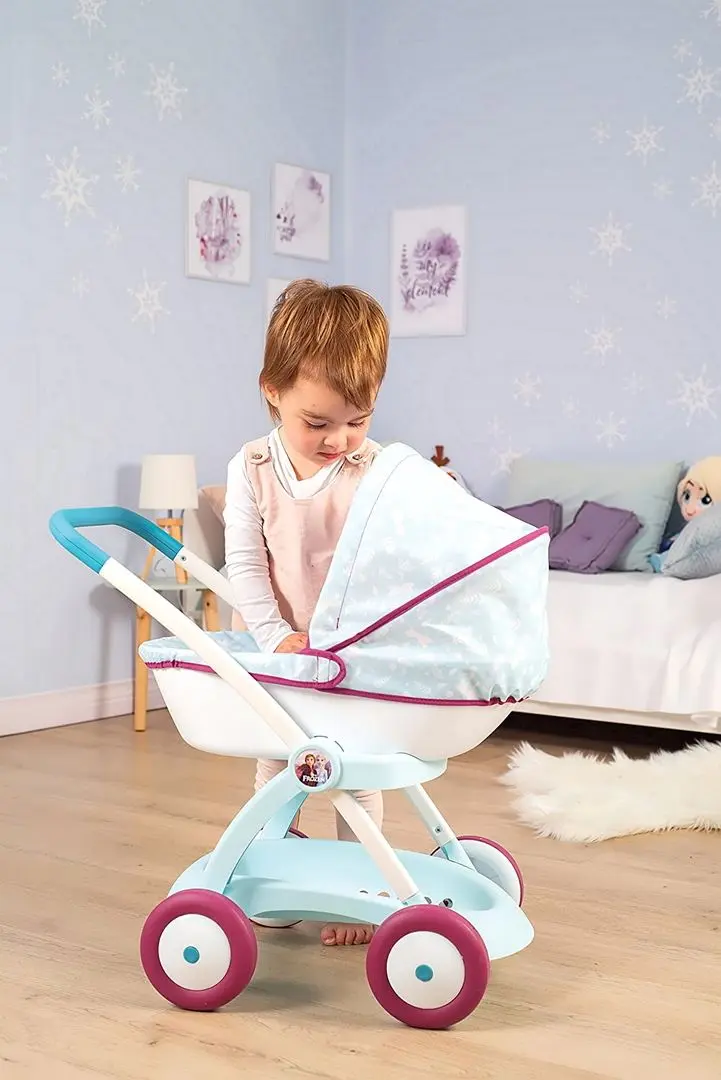 Коляска для куклы Smoby Frozen 254147 (Blue) - 2