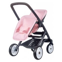 Carucior pentru papusi Smoby Quinny 253217 (Pink/Grey) Thumb