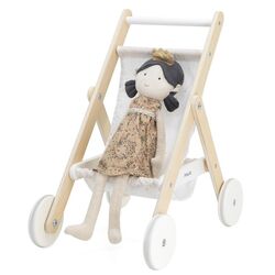 Коляска для кукол Viga Toys PolarB 44236 (Wood/White) Thumb