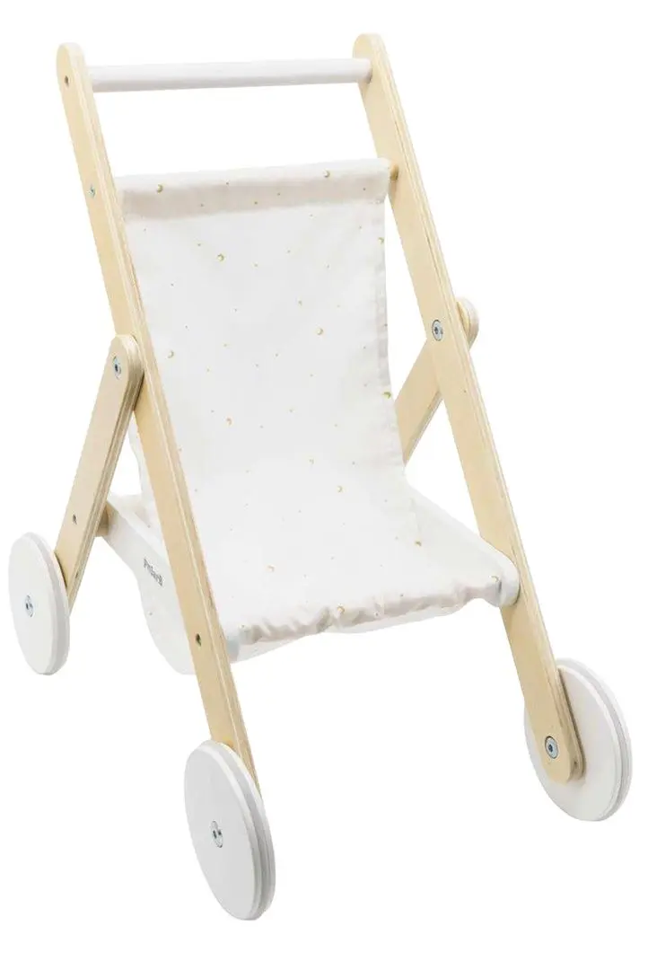 Коляска для кукол Viga Toys PolarB 44236 (Wood/White)