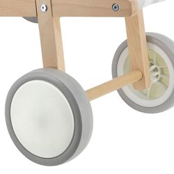 Коляска для куклы Viga 44687 (Wood/Grey) Thumb