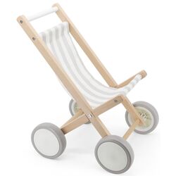 Коляска для куклы Viga 44687 (Wood/Grey)