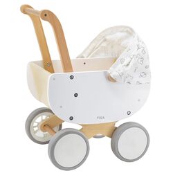 Коляска для кукол Viga Toys 44719 (Wood/White)