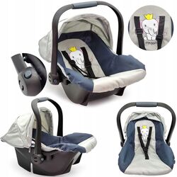 Автокресло для куклы с аксессуарами Woopie Royal 0411 (Blue/Grey) Thumb