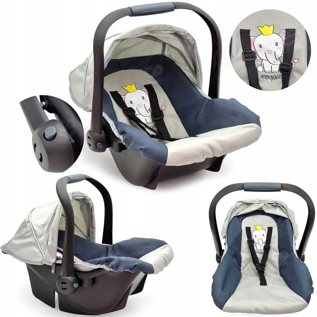 Автокресло для куклы Woopie Royal 31415 (Blue/Grey) - 2