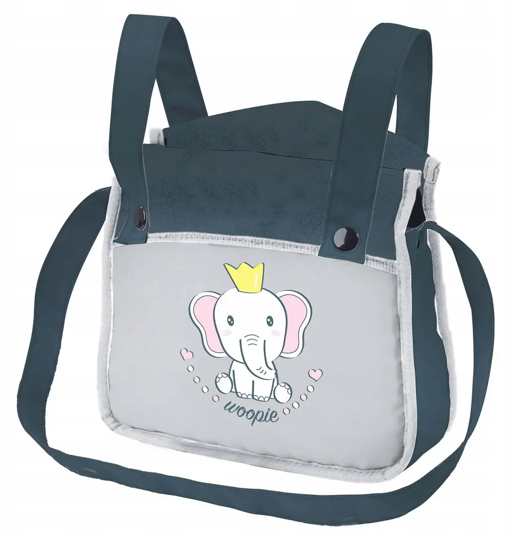 Коляска для куклы Woopie Royal 00409 (Blue/Grey) - 5