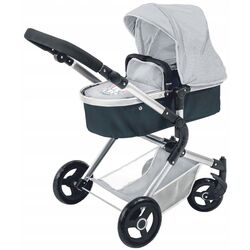 Коляска для куклы Woopie Royal 00412 (Blue/Grey) Thumb