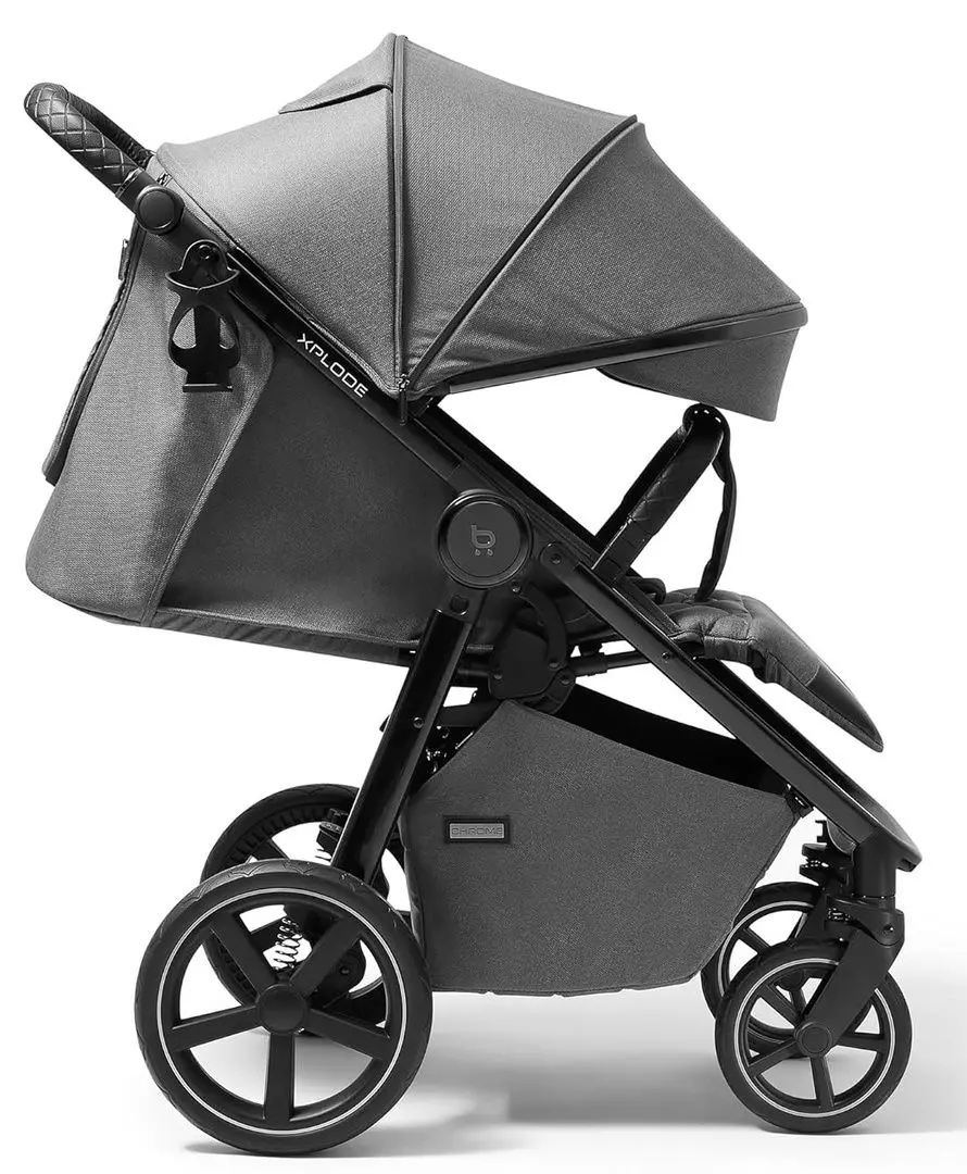 Коляска прогулочная 4Baby Xplode Chrome (Steel Graphite)