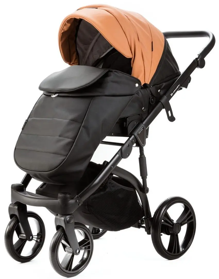 Коляска модульная 2in1 Adamex Lanti Deluxe LN-SD109 (Black/Caramel) - 2