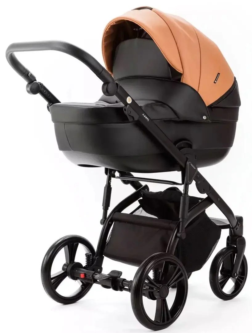 Коляска модульная 2in1 Adamex Lanti Deluxe LN-SD109 (Black/Caramel) - 3