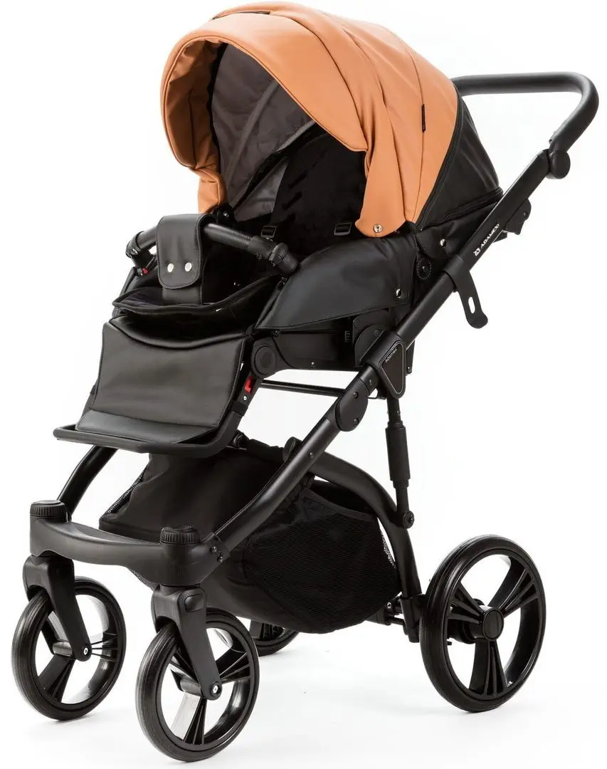 Коляска модульная 2in1 Adamex Lanti Deluxe LN-SD109 (Black/Caramel) - 4