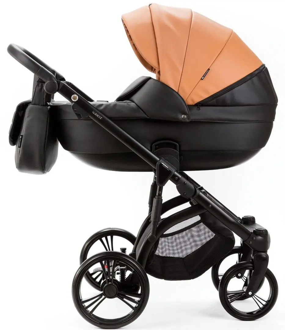 Коляска модульная 2in1 Adamex Lanti Deluxe LN-SD109 (Black/Caramel) - 5