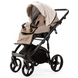 Carucior modular 2in1 Adamex Lanti Deluxe LN-SD44 (Black/Beige) Thumb