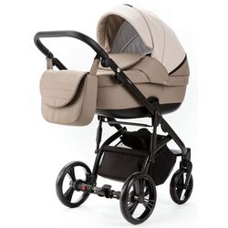 Carucior modular 2in1 Adamex Lanti Deluxe LN-SD44 (Black/Beige)