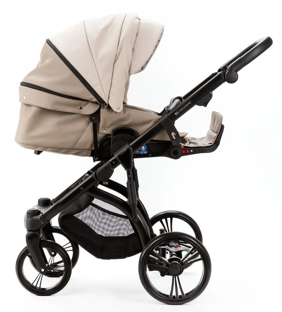 Carucior modular 2in1 Adamex Lanti Deluxe LN-SD44 (Black/Beige) - 4