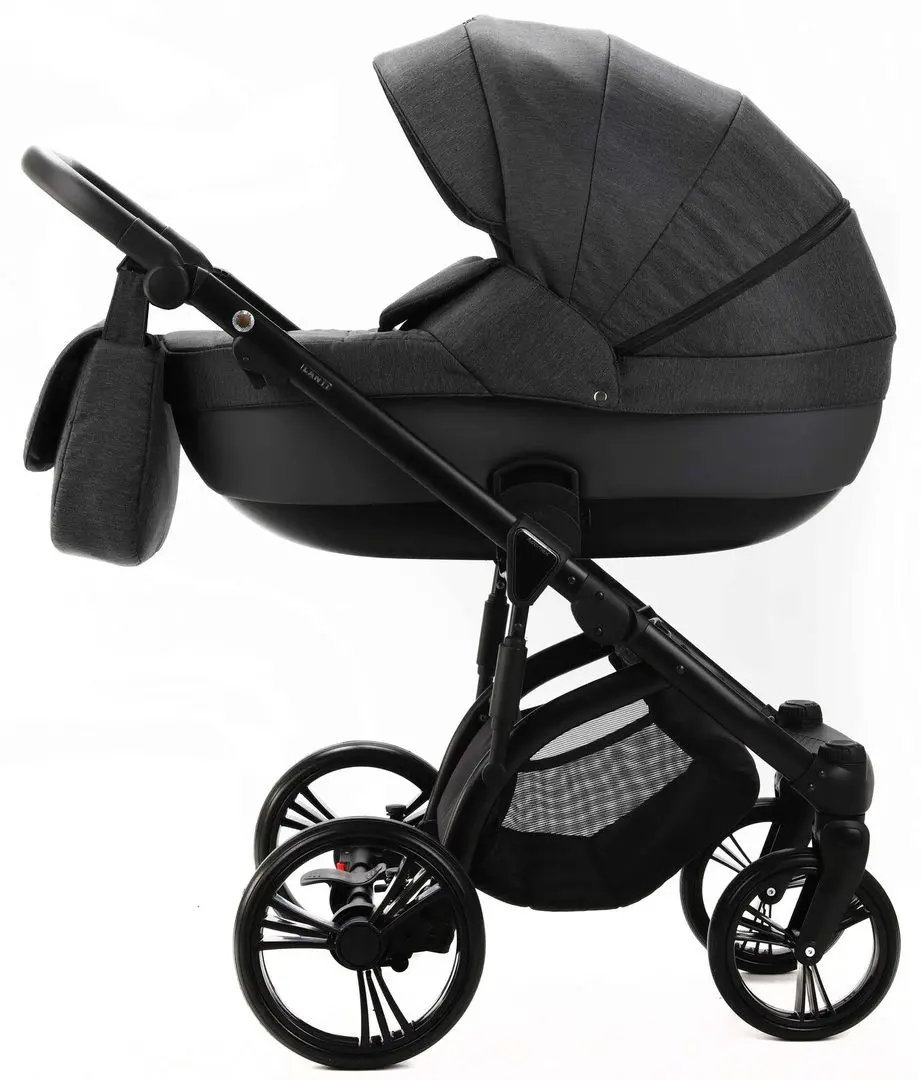 Carucior modular 2in1 Adamex Lanti LN-PS35 (Dark Grey) - 5