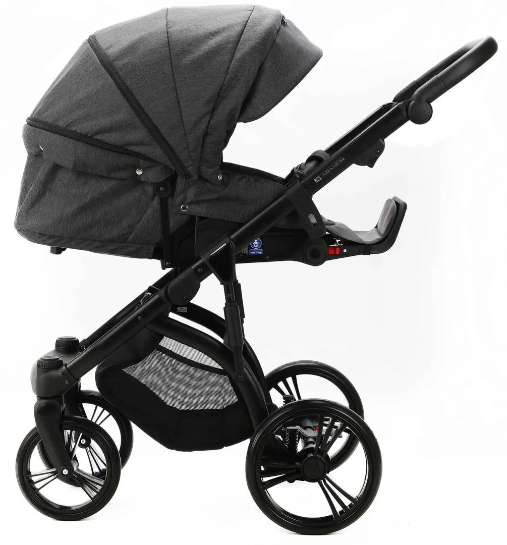 Carucior modular 2in1 Adamex Lanti LN-PS35 (Dark Grey) - 6