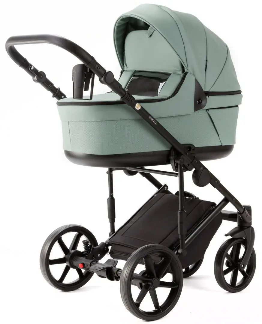 Carucior modular 2in1 Adamex Locco Deluxe LL-SA20 (Green Grey) - 3