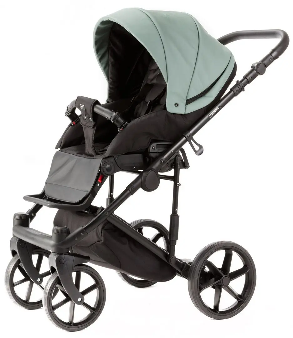 Carucior modular 2in1 Adamex Locco Deluxe LL-SA20 (Green Grey) - 4