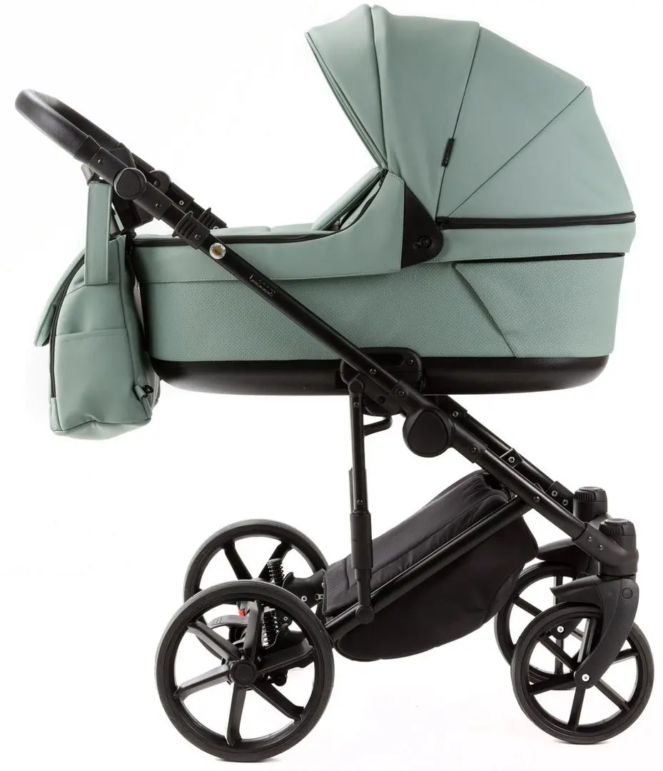 Carucior modular 2in1 Adamex Locco Deluxe LL-SA20 (Green Grey) - 5