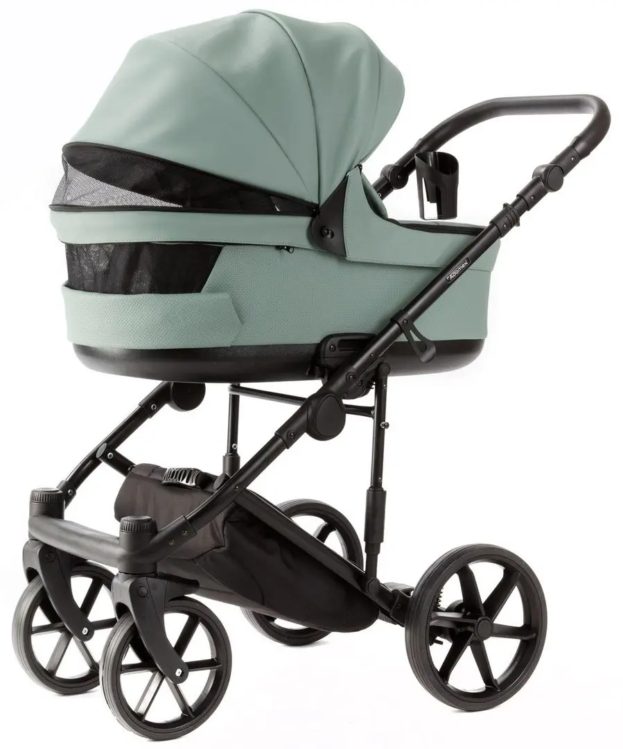 Carucior modular 2in1 Adamex Locco Deluxe LL-SA20 (Green Grey) - 6