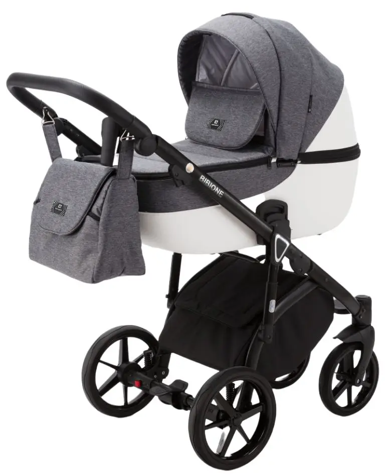 Carucior modular 2in1 Adamex Bibione TIP PS-77 (Gray/White)