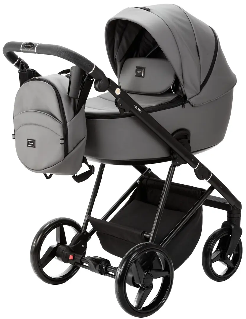 Carucior modular 2in1 Adamex Blanc Deluxe BL-SA4 (Grey)