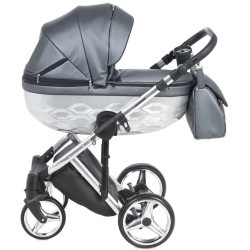 Carucior modular 2in1 Adamex Chantal Star 103 (Grey) Thumb