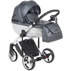 Carucior modular 2in1 Adamex Chantal Star 103 (Grey) Thumb